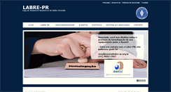 Desktop Screenshot of labre-pr.org.br