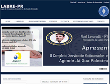 Tablet Screenshot of labre-pr.org.br